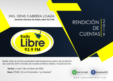RENDICIÓN DE CUENTAS 2019