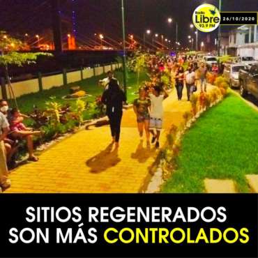 SITIOS REGENERADOS SON MÁS CONTROLADOS
