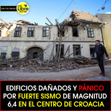 EDIFICIOS DAÑADOS Y PANICO POR FUERTE