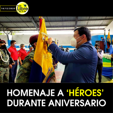 HOMENAJE A ‘HÉROES’ DURANTE ANIVERSARIO