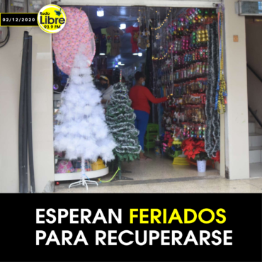 ESPERAN FERIADOS PARA RECUPERARSE