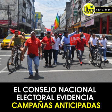 EL CONSEJO NACIONAL ELECTORAL EVIDENCIA CAMPAÑAS ANTICIPADAS