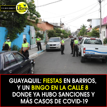FIESTAS EN BARRIOS, Y UN BINGO EN LA CALLE 8 DONDE YA HUBO SANCIONES Y MÁS CASOS DE COVID-19
