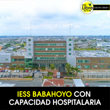 IESS BABAHOYO CON CAPACIDAD HOSPITALARIA