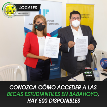 CONOZCA CÓMO ACCEDER A LAS BECAS ESTUDIANTILES EN BABAHOYO, HAY 500 DISPONIBLES