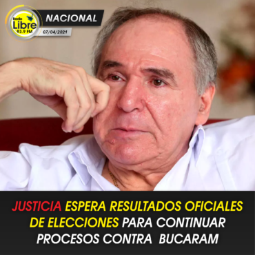 JUSTICIA ESPERA RESULTADOS OFICIALES DE ELECCIONES PARA CONTINUAR PROCESOS CONTRA BUCARAM