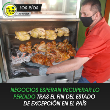 NEGOCIOS ESPERAN RECUPERAR LO PERDIDO TRAS EL FIN DEL ESTADO DE EXCEPCIÓN EN EL PAÍS