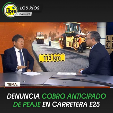 DENUNCIA COBRO ANTICIPADO DE PEAJE EN CARRETERA E25