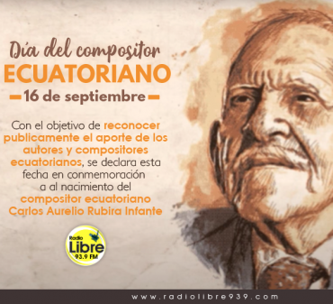 🎼 DÍA DEL COMPOSITOR ECUATORIANO