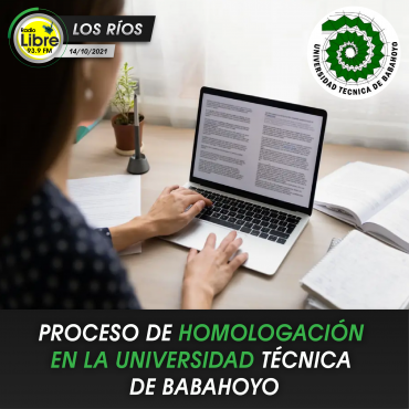 PROCESO DE HOMOLOGACIÓN EN LA UNIVERSIDAD TÉCNICA DE BABAHOYO
