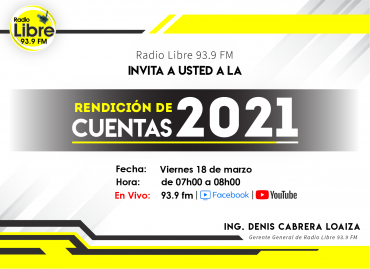 RENDICIÓN DE CUENTAS 2021